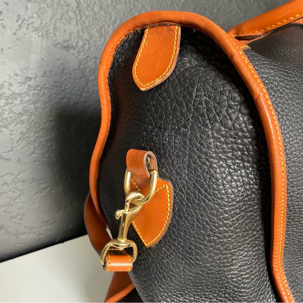 Dooney & Bourke AWL Leather Carry On Duffle Luggage Travel Bag R14 weekender - Picture 9 of 16
